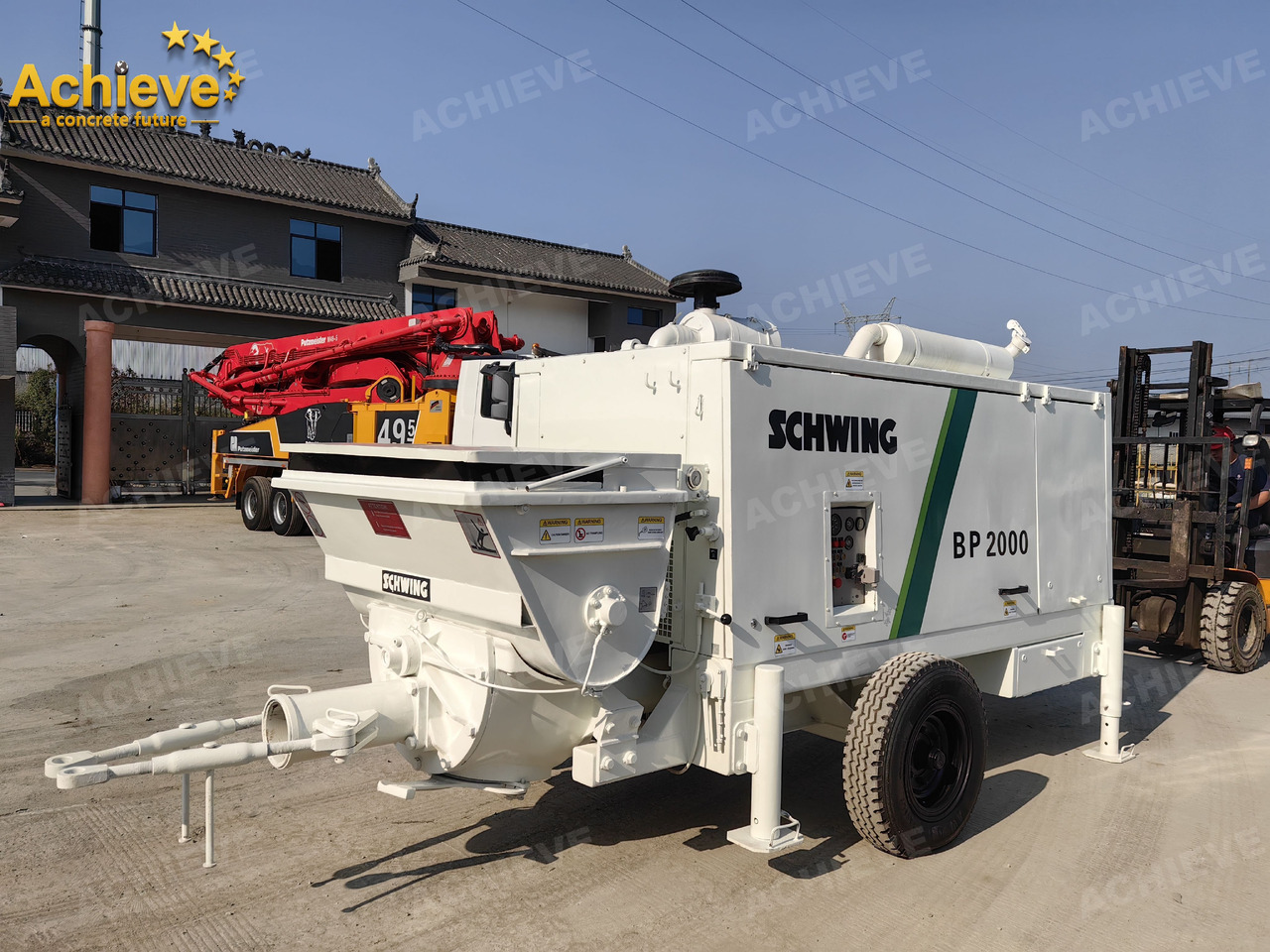 Schwing BP2000 5000kg 2008 Concrete Pump With Brand New High Quality 【ACHIEVE】 TOP CONDITION!!! - Pompă de beton staționară: Foto 2 Schwing BP2000 5000kg 2008 Concrete Pump With Brand New High Quality 【ACHIEVE】 TOP CONDITION!!! - Pompă de beton staționară: Foto 2