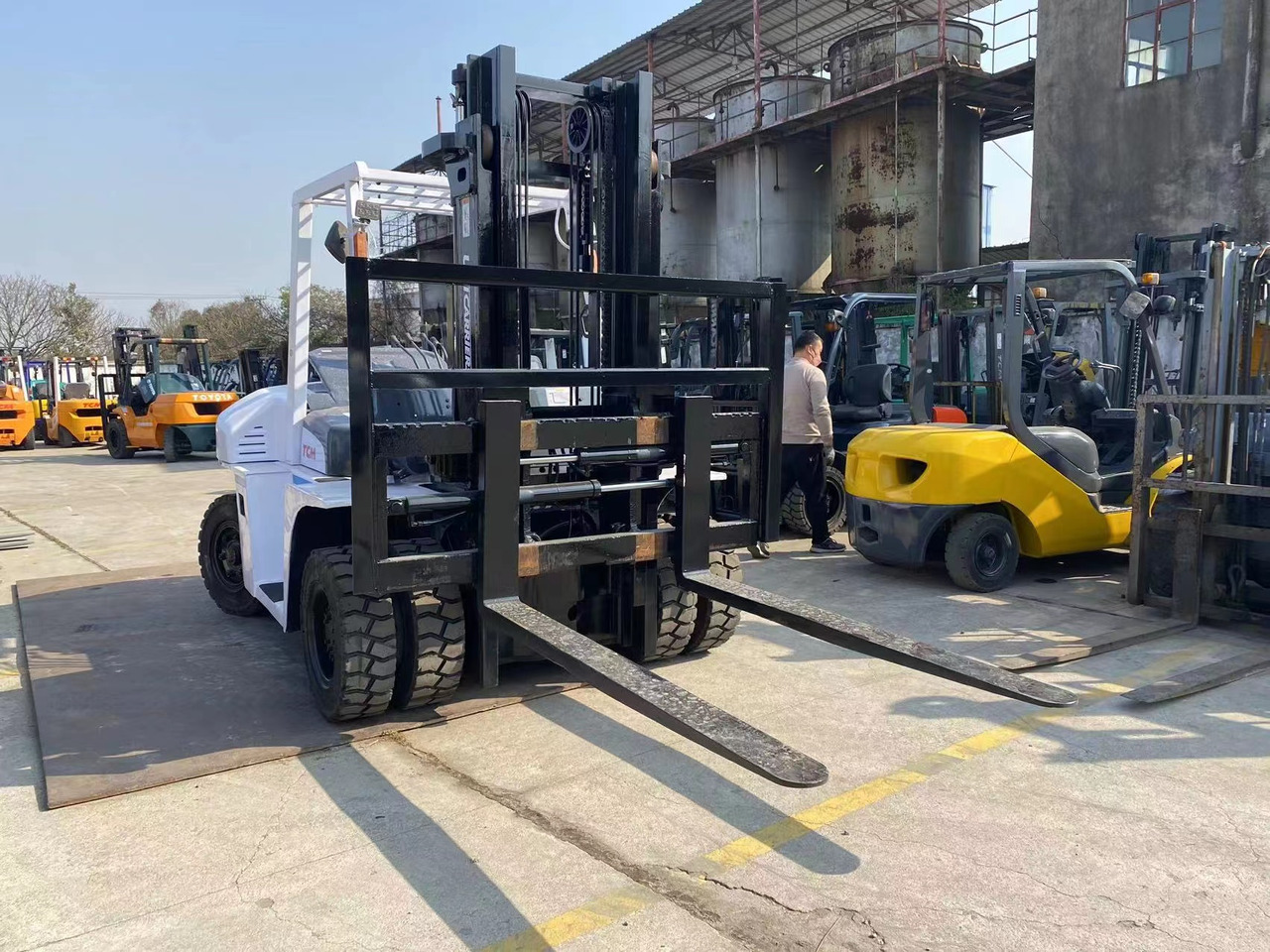 TCM 7 ton Diesel Forklift Used Condition FD70 Forklift Truck - Stivuitor diesel: Foto 4 TCM 7 ton Diesel Forklift Used Condition FD70 Forklift Truck - Stivuitor diesel: Foto 4
