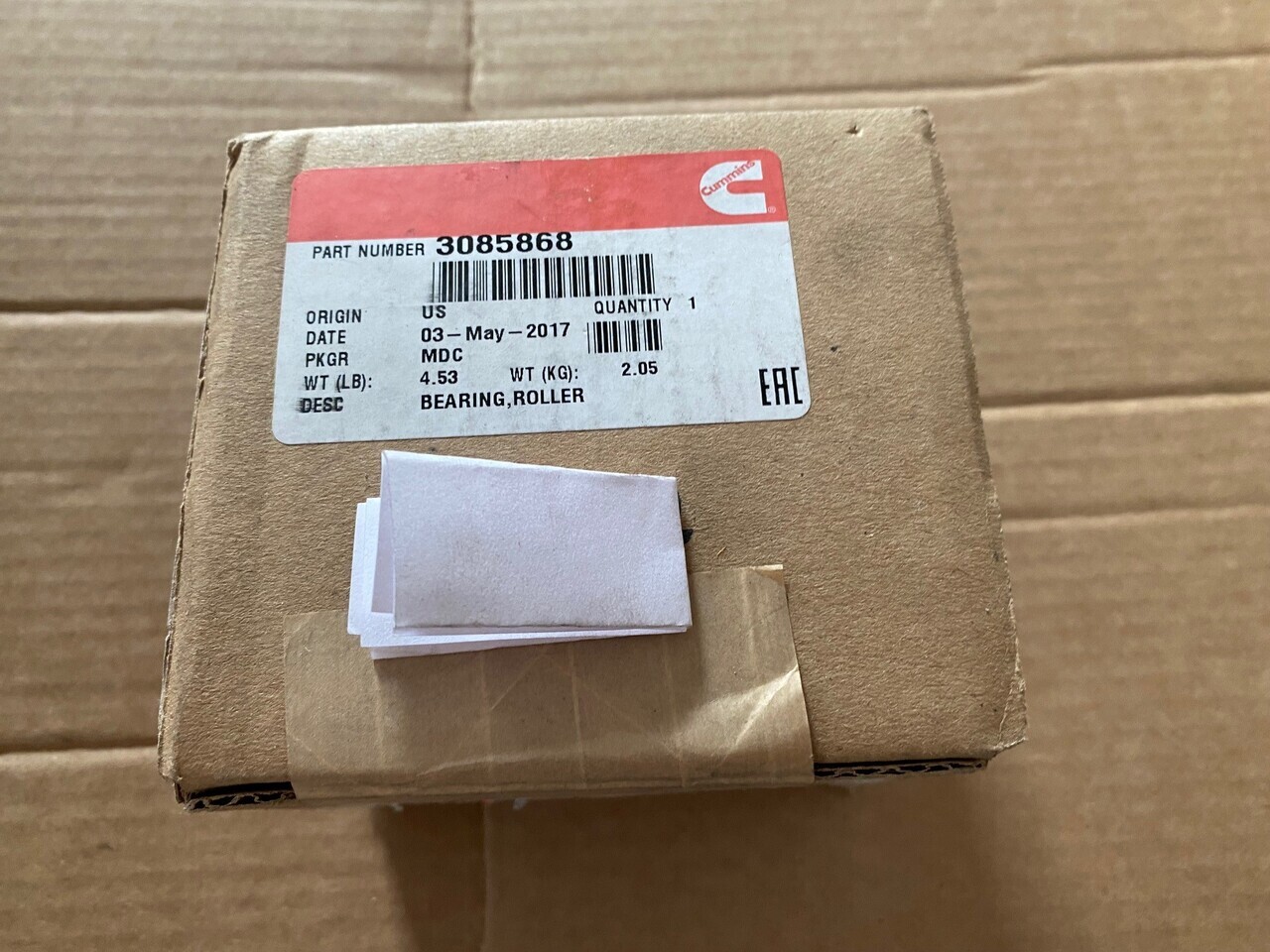 CUMMINS Roller Bearing 3085868 - Piesă de schimb: Foto 1 CUMMINS Roller Bearing 3085868 - Piesă de schimb: Foto 1