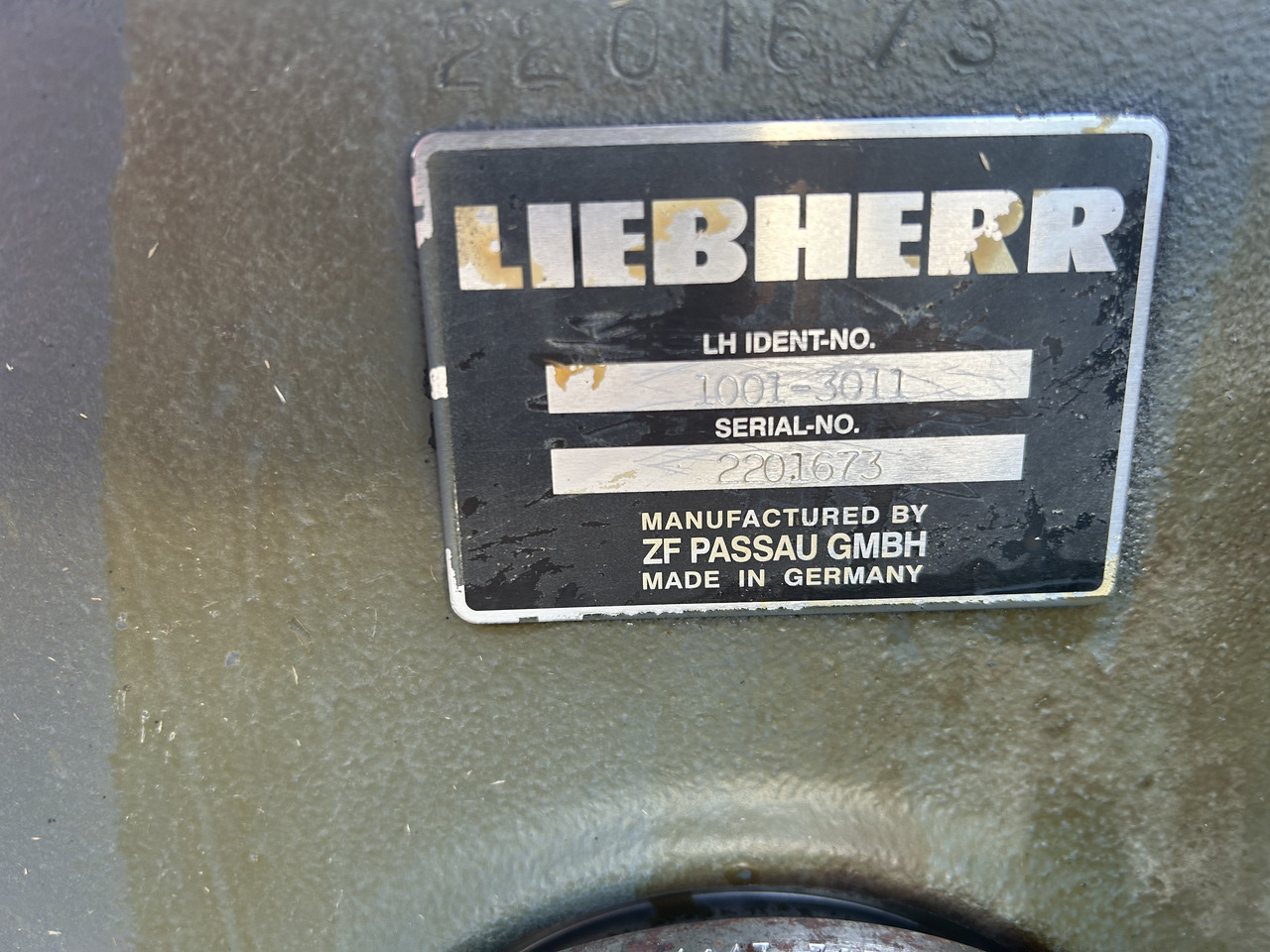 LIEBHERR A314 - Cutie de viteze pentru Excavator: Foto 4 LIEBHERR A314 - Cutie de viteze pentru Excavator: Foto 4