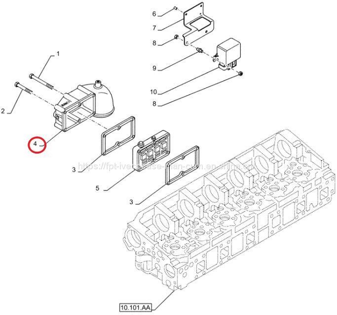 FPT IVECO CASE Cursor11 EURO 6 F3GFE613A B001 5801863562/5801690111 air inlet manifold 504074687 - Galerie admisie: Foto 1 FPT IVECO CASE Cursor11 EURO 6 F3GFE613A B001 5801863562/5801690111 air inlet manifold 504074687 - Galerie admisie: Foto 1