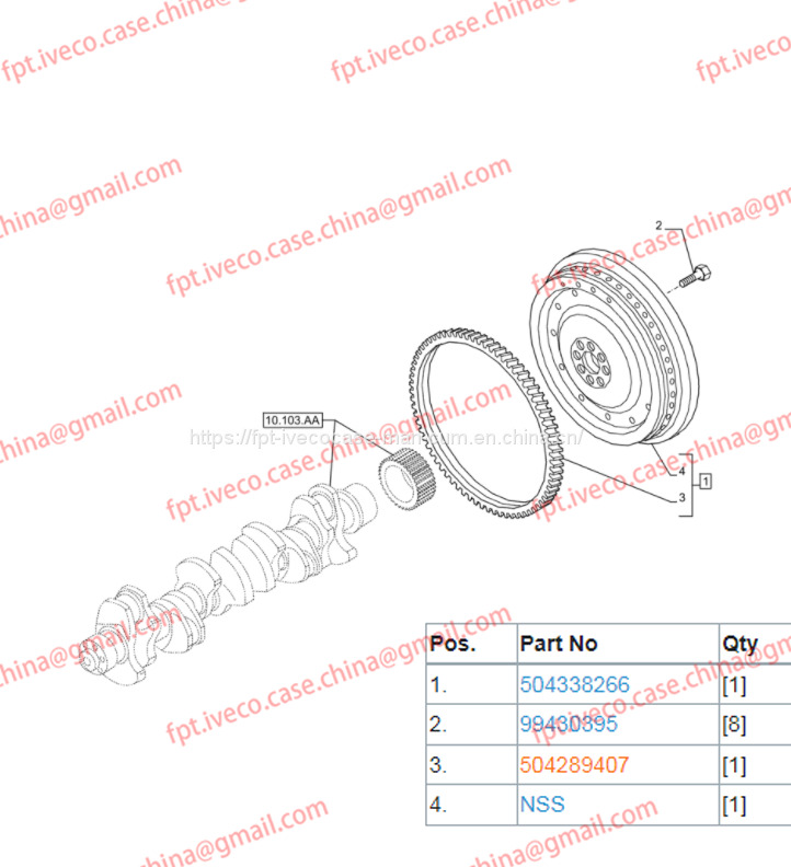 FPT IVECO CASE Cursor9 F2CFE614A*B041/F2CGE614F*V004 5802431166 Engine Flywheel504338266 - Volant: Foto 1 FPT IVECO CASE Cursor9 F2CFE614A*B041/F2CGE614F*V004 5802431166 Engine Flywheel504338266 - Volant: Foto 1