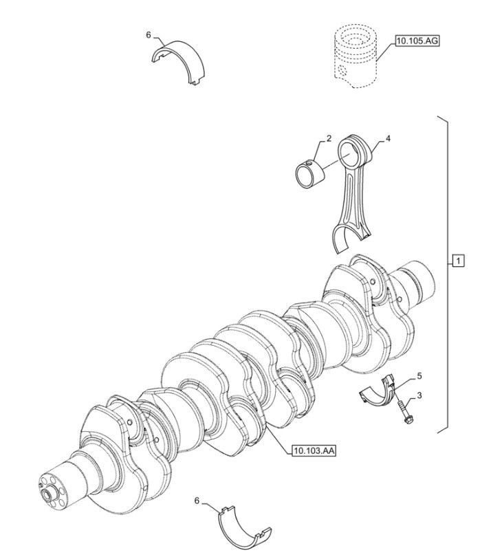 IVECO FPT F4HFE613Y F4DFE614B F4DFE613N Connecting Rod 5801441818 5802086556 5801839911 - Bielă: Foto 2 IVECO FPT F4HFE613Y F4DFE614B F4DFE613N Connecting Rod 5801441818 5802086556 5801839911 - Bielă: Foto 2