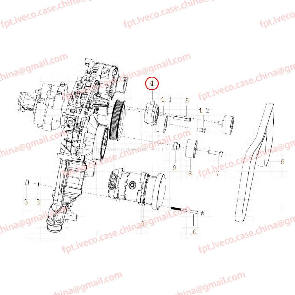MAN D2066 Automatic tensioner 95800-7477 - Întinzător curea: Foto 1 MAN D2066 Automatic tensioner 95800-7477 - Întinzător curea: Foto 1