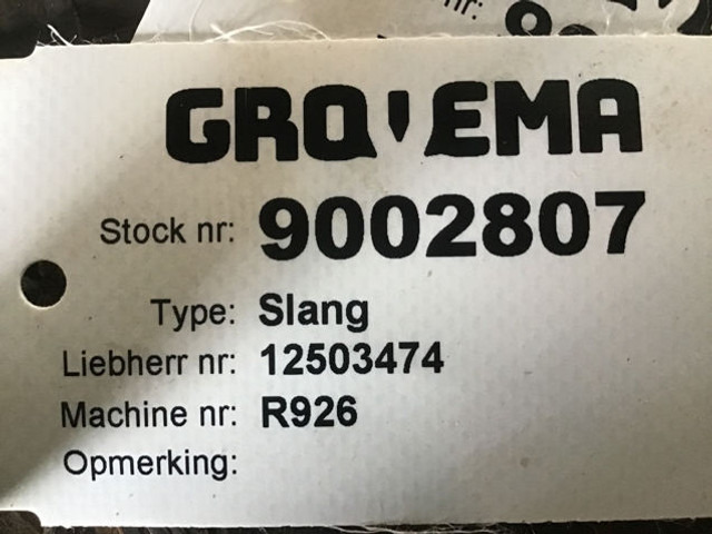 Liebherr A928 / R926 / R930 - Conductă admisie: Foto 1 Liebherr A928 / R926 / R930 - Conductă admisie: Foto 1