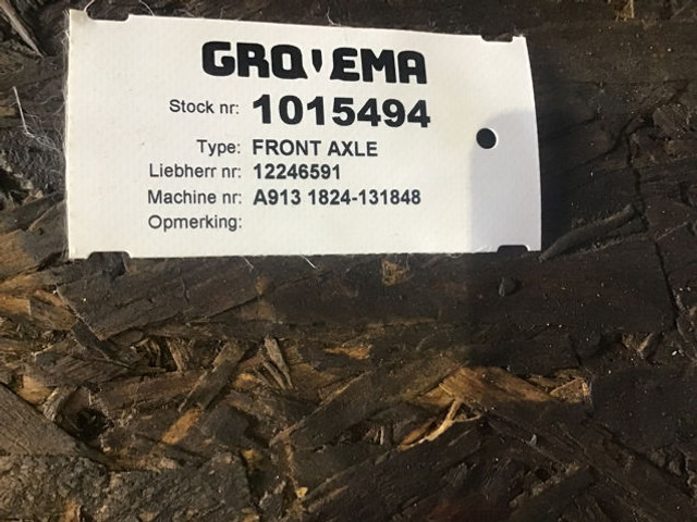 Liebherr Front Axle - Punte şi piese: Foto 1 Liebherr Front Axle - Punte şi piese: Foto 1