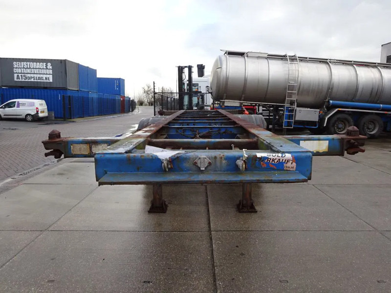 Groenewegen 20 FT Chassis / Steel Suspension / Double Tyres - Semiremorcă transport containere/ Swap body: Foto 3 Groenewegen 20 FT Chassis / Steel Suspension / Double Tyres - Semiremorcă transport containere/ Swap body: Foto 3