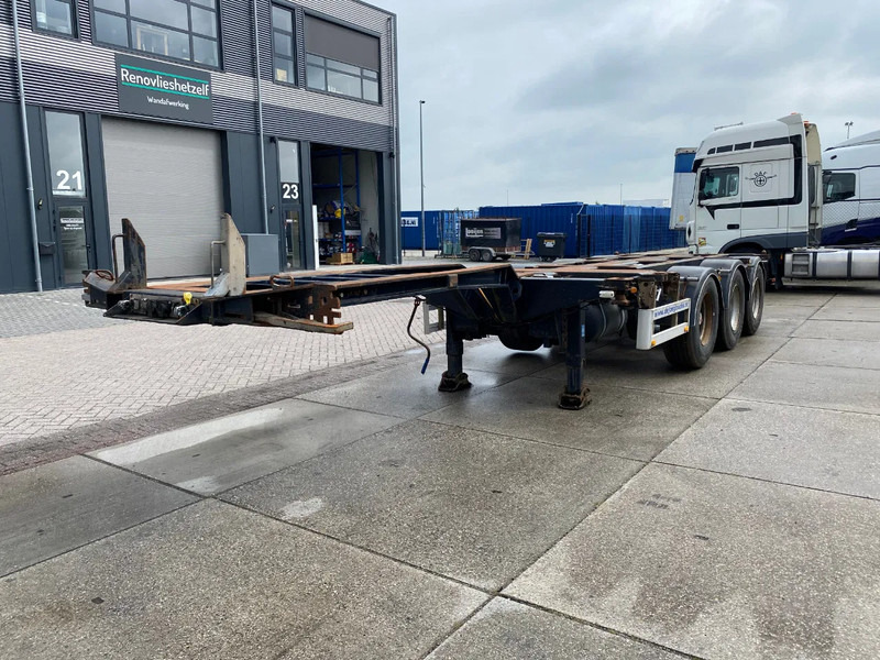 Pacton T3-010 / 3x Extendable / SAF + Drum / 1x lift - Semiremorcă transport containere/ Swap body: Foto 4 Pacton T3-010 / 3x Extendable / SAF + Drum / 1x lift - Semiremorcă transport containere/ Swap body: Foto 4