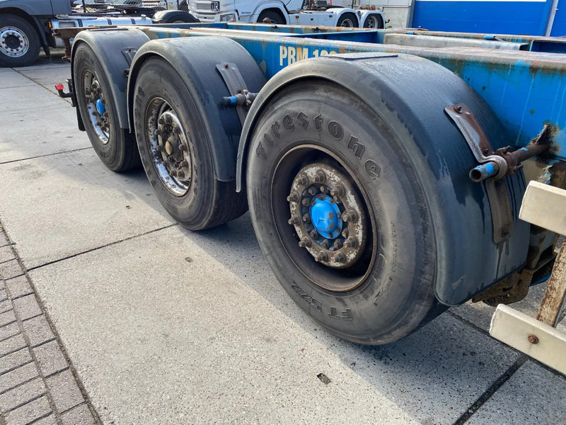 Semiremorcă transport containere/ Swap body Renders Container chassis / Mercedes + Disc / 1x Lift Axle / 1x Extendable: Foto 7