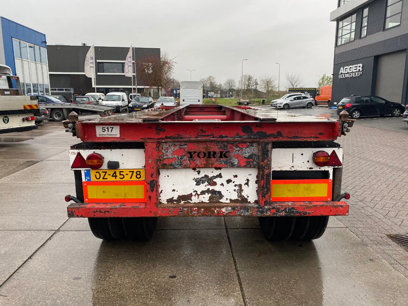 York 20 FT Chassis / Steel Suspension / Double Air - Semiremorcă transport containere/ Swap body: Foto 2 York 20 FT Chassis / Steel Suspension / Double Air - Semiremorcă transport containere/ Swap body: Foto 2