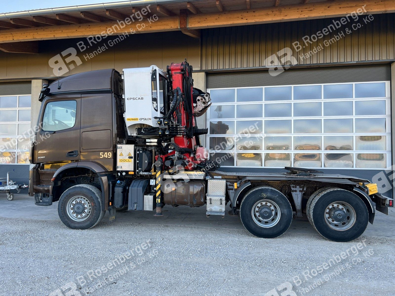 Mercedes-Benz Arocs 3351 6x6 Palfinger Epsilon S260Z96 - Camion forestier, Camion cu macara: Foto 5 Mercedes-Benz Arocs 3351 6x6 Palfinger Epsilon S260Z96 - Camion forestier, Camion cu macara: Foto 5
