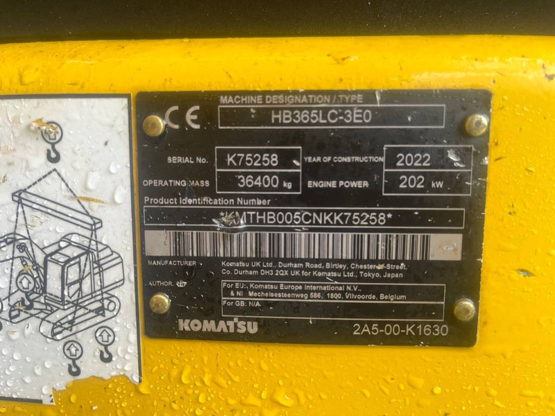 Komatsu HB 365 LC-3 Hybrid - Excavator pe şenile: Foto 5 Komatsu HB 365 LC-3 Hybrid - Excavator pe şenile: Foto 5