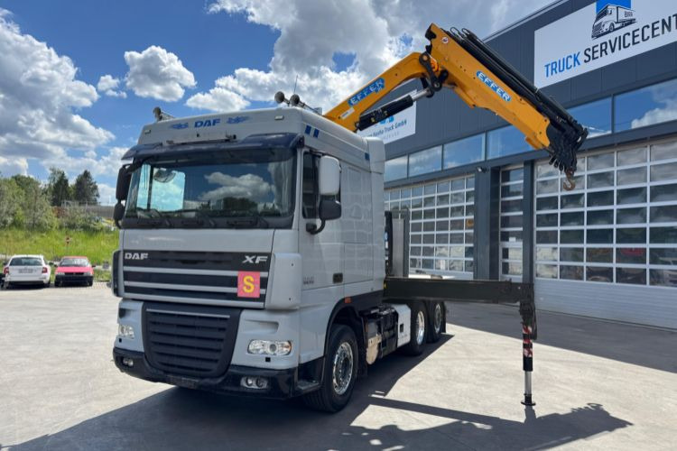 DAF XF510 Effer 255-5 6x2 SZM/Pritsche - Camion cu macara: Foto 1 DAF XF510 Effer 255-5 6x2 SZM/Pritsche - Camion cu macara: Foto 1