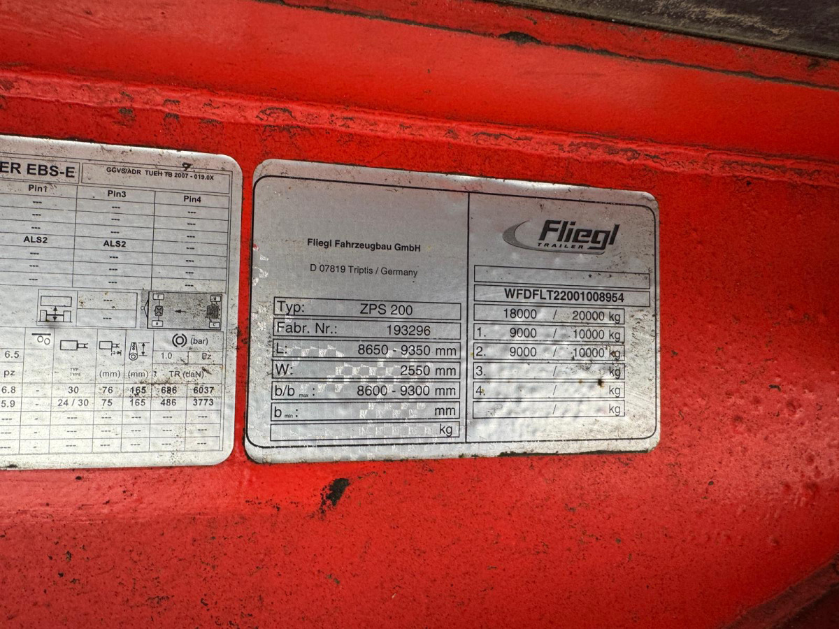Remorcă cu prelată FLIEGL ZPS 200 3M Innenhöhe: Foto 12