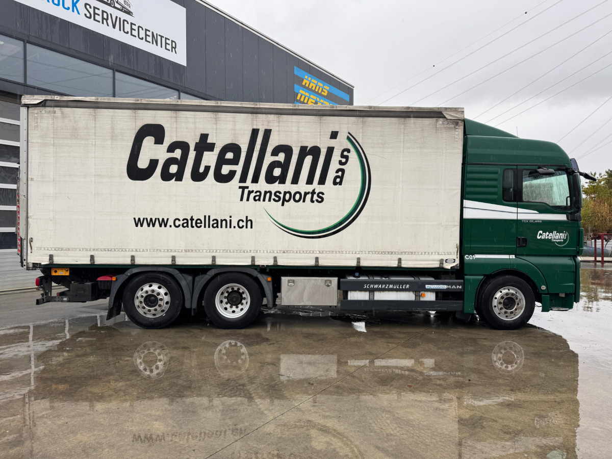 MAN TGX 26.480 6x2 - Camion cu prelată: Foto 4 MAN TGX 26.480 6x2 - Camion cu prelată: Foto 4