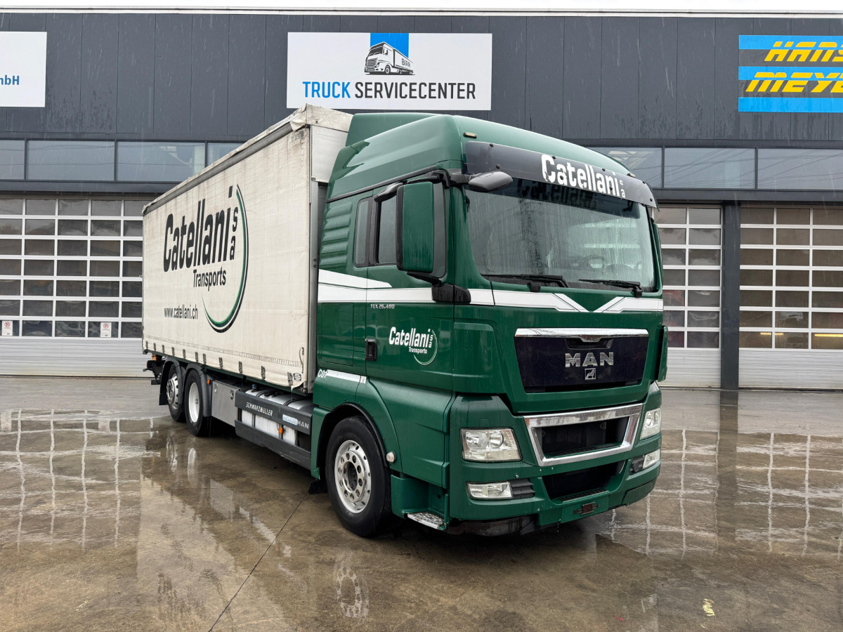 MAN TGX 26.480 6x2 - Camion cu prelată: Foto 3 MAN TGX 26.480 6x2 - Camion cu prelată: Foto 3