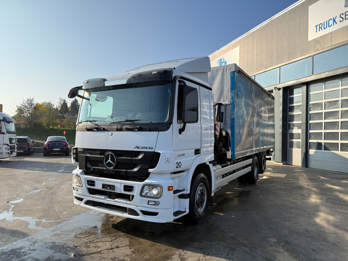 MERCEDES Actros 2548 6x2 Hiab 244-5 - Camion cu macara: Foto 1 MERCEDES Actros 2548 6x2 Hiab 244-5 - Camion cu macara: Foto 1
