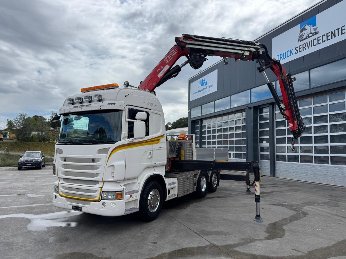 SCANIA R480 6x2 SZM/Pritsche Fassi 455 4+4 - Camion cu macara: Foto 4 SCANIA R480 6x2 SZM/Pritsche Fassi 455 4+4 - Camion cu macara: Foto 4