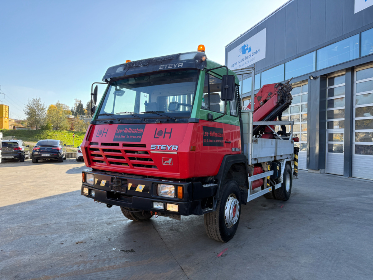 STEYR 19S360 4x4 HMF2230-7 - Camion cu macara: Foto 1 STEYR 19S360 4x4 HMF2230-7 - Camion cu macara: Foto 1