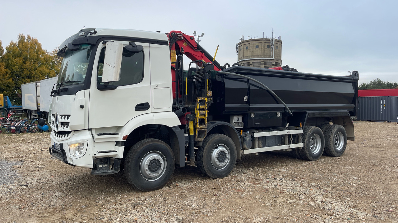 MERCEDES-BENZ AROCS - Camion basculantă, Camion cu macara: Foto 2 MERCEDES-BENZ AROCS - Camion basculantă, Camion cu macara: Foto 2