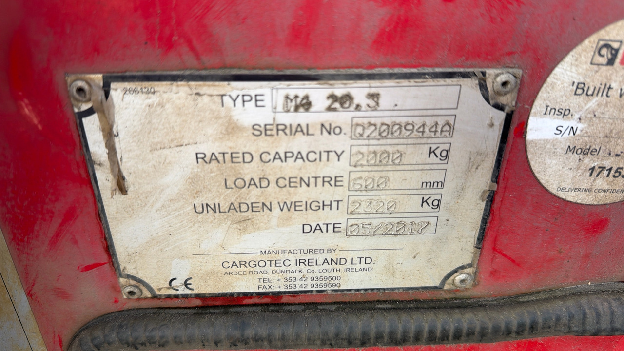 MOFFETT M4 20.3 - Stivuitor transportabil: Foto 5 MOFFETT M4 20.3 - Stivuitor transportabil: Foto 5