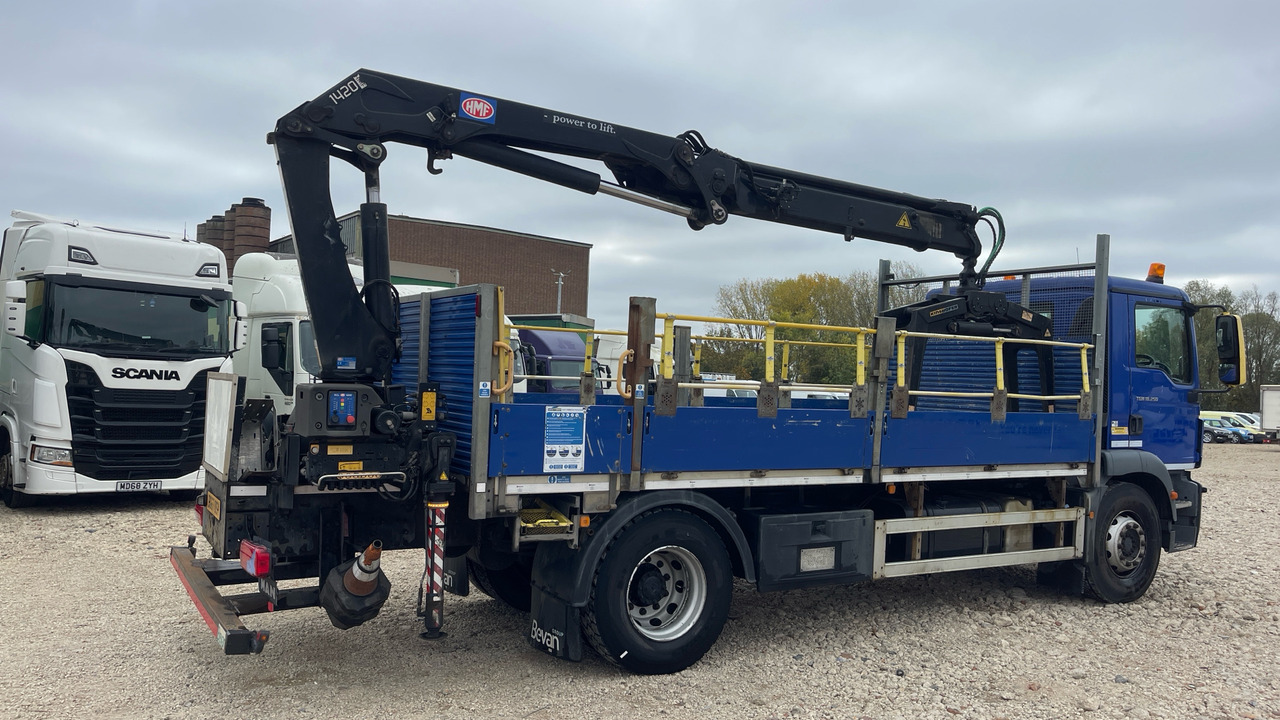 Man TGM 18.250 - Camion platformă, Camion cu macara: Foto 4 Man TGM 18.250 - Camion platformă, Camion cu macara: Foto 4