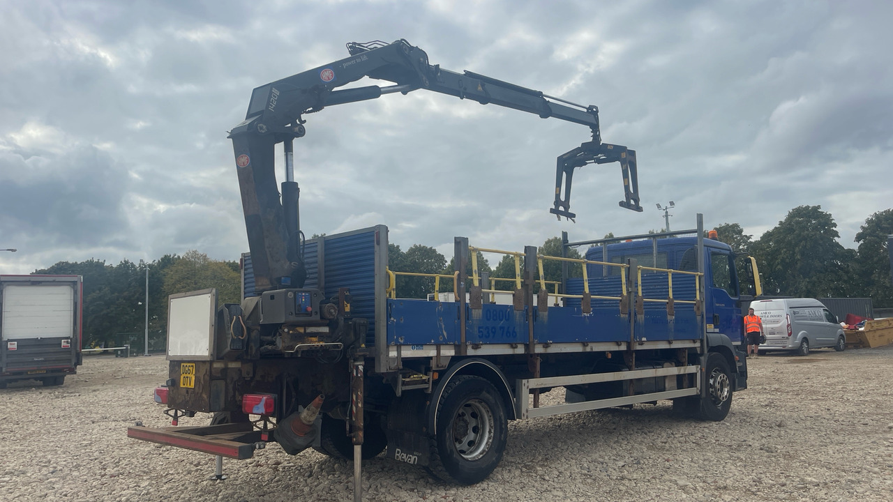 Man TGM 18.250 - Camion platformă, Camion cu macara: Foto 4 Man TGM 18.250 - Camion platformă, Camion cu macara: Foto 4