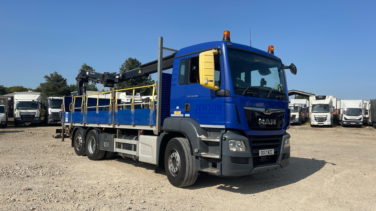 Man TGS 26.360 - Camion platformă, Camion cu macara: Foto 1 Man TGS 26.360 - Camion platformă, Camion cu macara: Foto 1