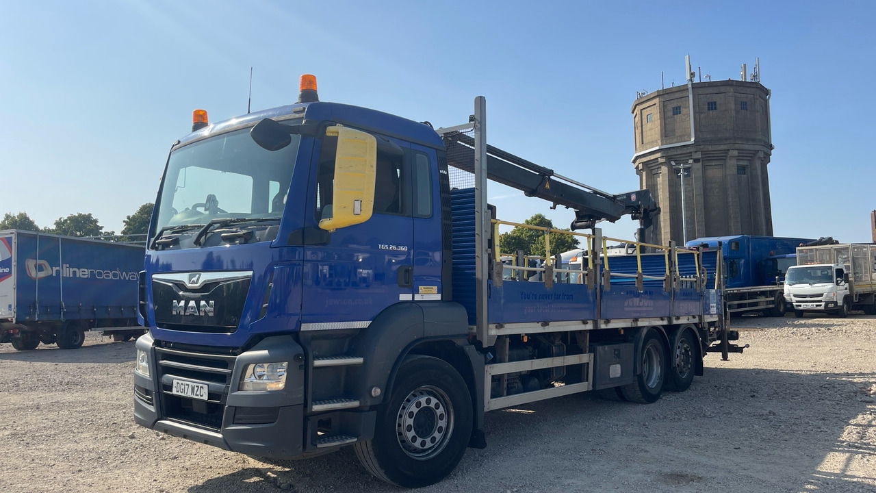 Man TGS 26.360 - Camion platformă, Camion cu macara: Foto 2 Man TGS 26.360 - Camion platformă, Camion cu macara: Foto 2