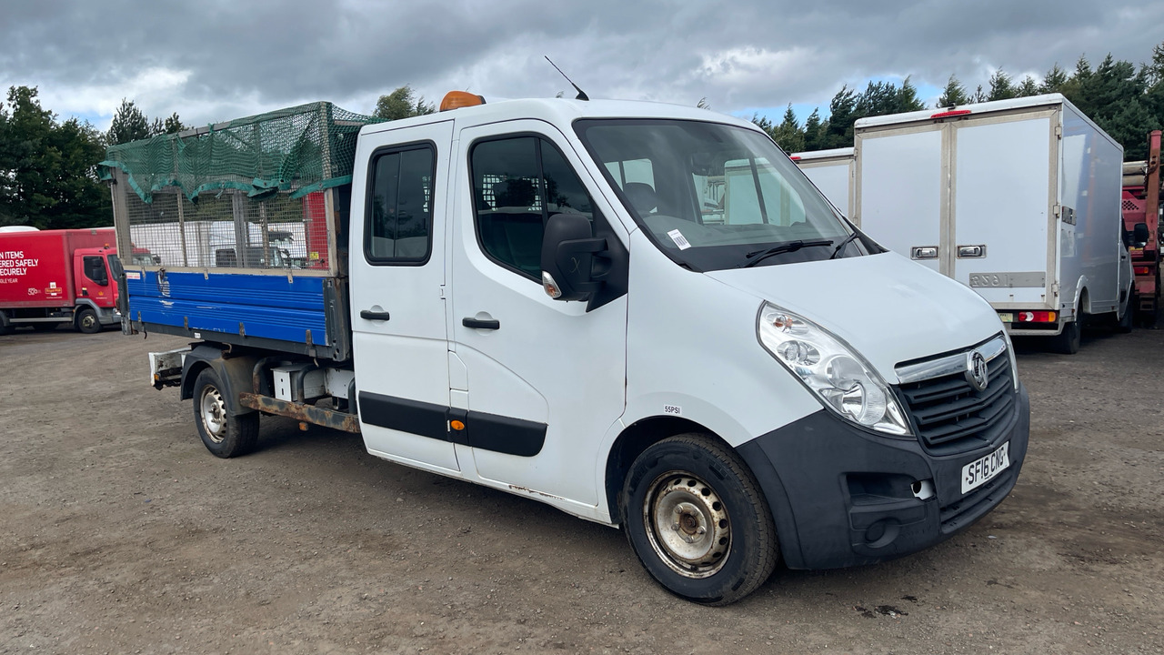 Vauxhall Movano 2.3 CDTI BiTurbo ecoFLEX H1 Crew Cab Tipper 136ps - Autoutilitară basculantă: Foto 1 Vauxhall Movano 2.3 CDTI BiTurbo ecoFLEX H1 Crew Cab Tipper 136ps - Autoutilitară basculantă: Foto 1