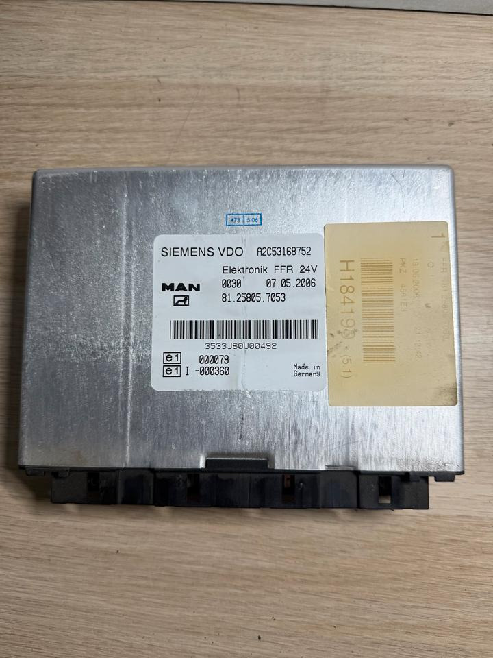 MAN Elektronik FFR Steuergerät 81.25805-7053 - Calculator de bord pentru Camion: Foto 1 MAN Elektronik FFR Steuergerät 81.25805-7053 - Calculator de bord pentru Camion: Foto 1