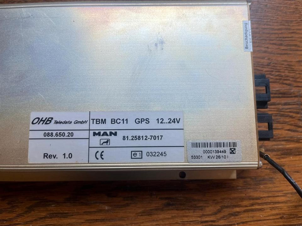 MAN TBM BC11 GPS Steuergerät 81258127017 - Calculator de bord pentru Camion: Foto 2 MAN TBM BC11 GPS Steuergerät 81258127017 - Calculator de bord pentru Camion: Foto 2