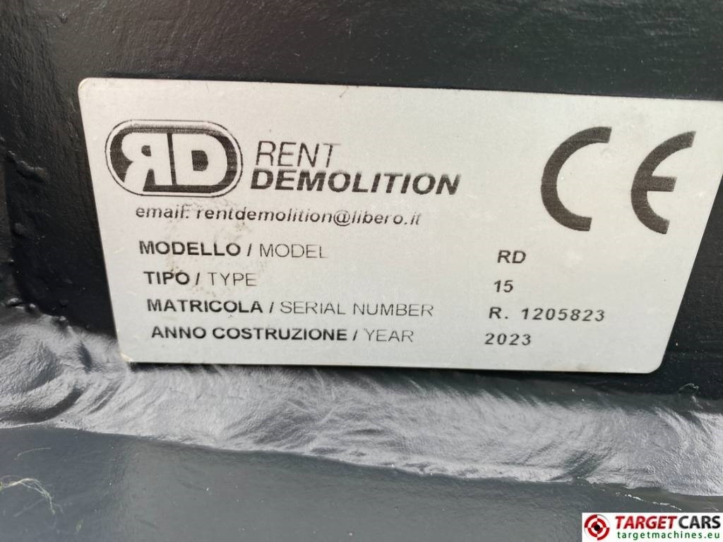 Foarfece hidraulic nou Rent Demolition RD15 Hydraulic Rotation Pulverizer Shear 10~20T: Foto 10
