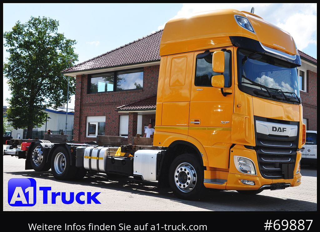 DAF XF 480, MultiBDF, 7,45, Standklima, LBW, - Camion transport containere/ Swap body: Foto 1 DAF XF 480, MultiBDF, 7,45, Standklima, LBW, - Camion transport containere/ Swap body: Foto 1