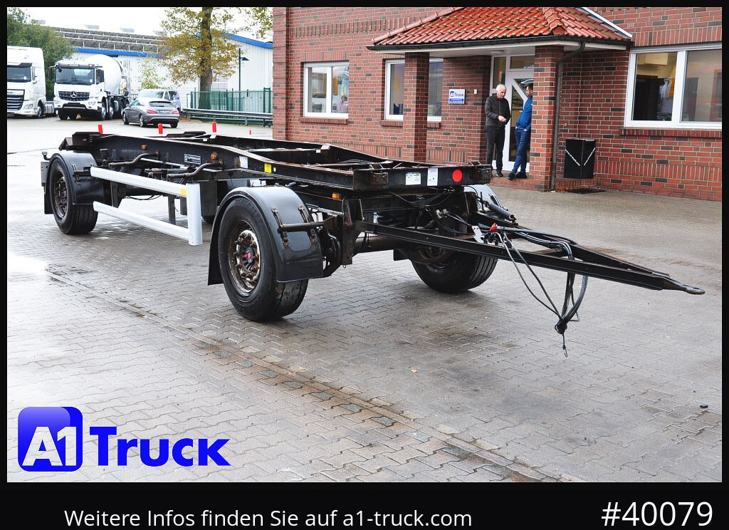 HUEFFERMANN HSA 1870, Abrollanhänger, Schlitten, - Remorcă abroll/ Skiploader: Foto 1 HUEFFERMANN HSA 1870, Abrollanhänger, Schlitten, - Remorcă abroll/ Skiploader: Foto 1