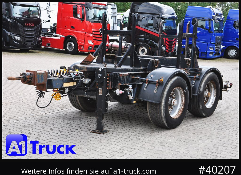 Remorcă platformă HUEFFERMANN HTA1800, Ballast, BPW Achsen, Luft: Foto 13 Remorcă platformă HUEFFERMANN HTA1800, Ballast, BPW Achsen, Luft: Foto 13