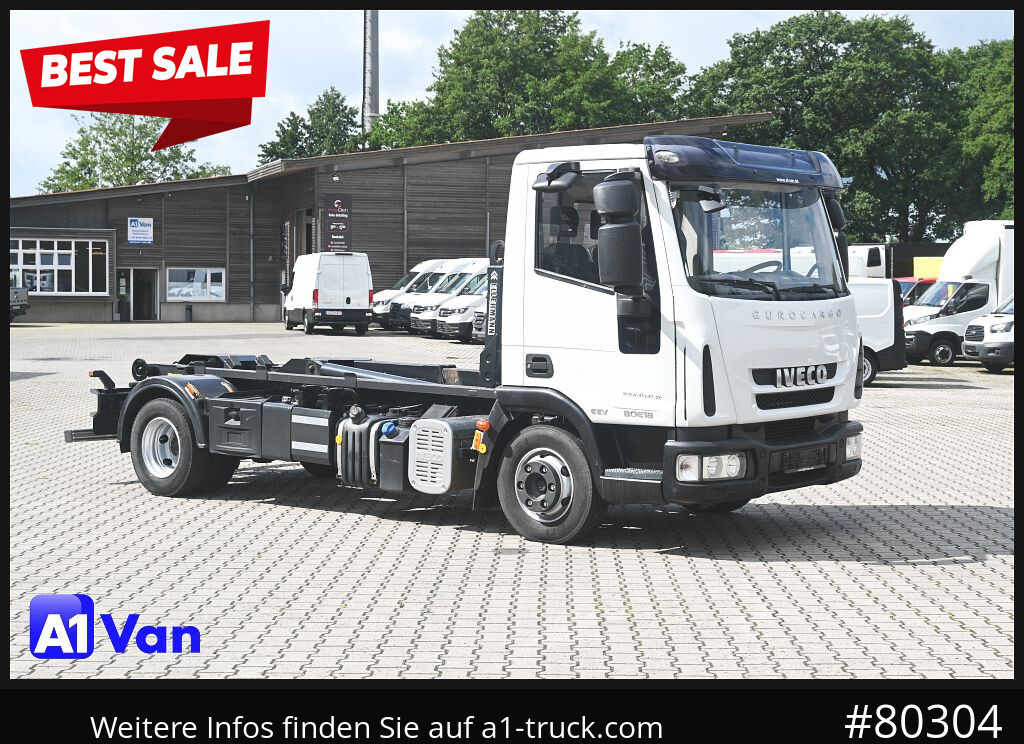 IVECO Eurocargo ML 80E18/ Abroller,Ellermann, Hu/Au NEU - Camion cu cârlig: Foto 1 IVECO Eurocargo ML 80E18/ Abroller,Ellermann, Hu/Au NEU - Camion cu cârlig: Foto 1