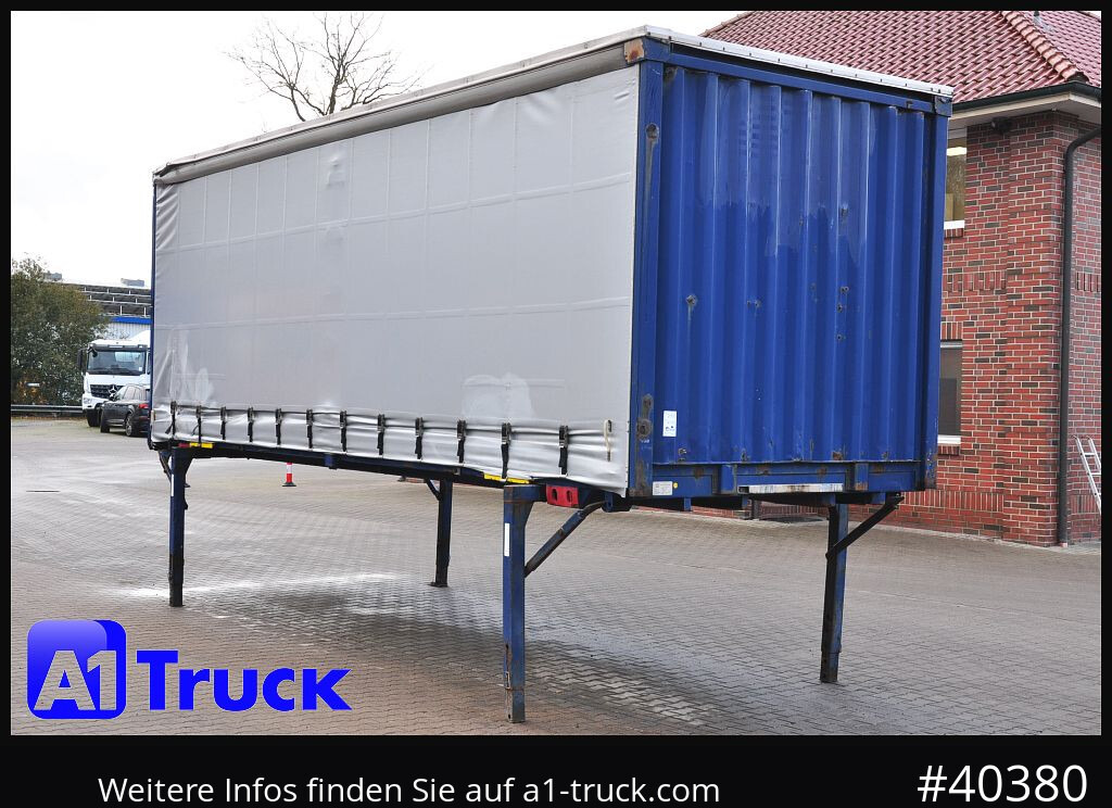 KRONE 7.45 BDF Wechselbrücke, Schiebeplane - Caroserie cu prelata: Foto 1 KRONE 7.45 BDF Wechselbrücke, Schiebeplane - Caroserie cu prelata: Foto 1