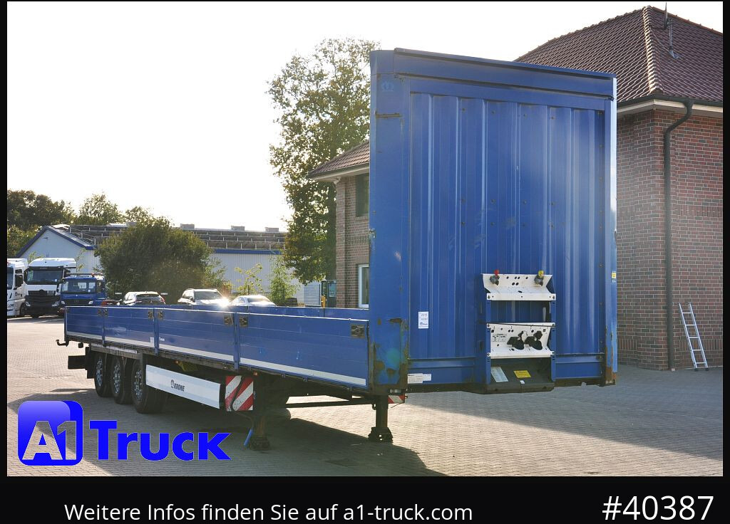 KRONE Mega, Pritsche, 1 Vorbesitzer, TÜV 01-2026, Staplerhalterung - Semiremorcă platformă: Foto 1 KRONE Mega, Pritsche, 1 Vorbesitzer, TÜV 01-2026, Staplerhalterung - Semiremorcă platformă: Foto 1