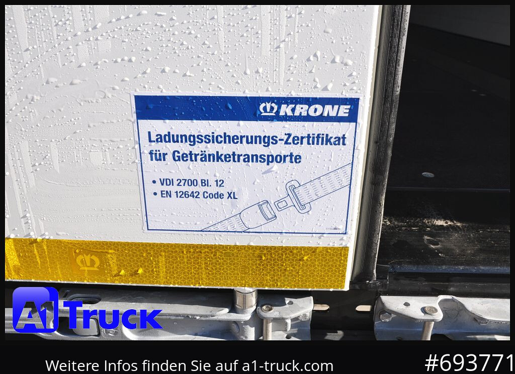 KRONE SD Koffer, Liftachse, Code XL, VDI 2700, SOFORT - Semiremorcă furgon: Foto 5 KRONE SD Koffer, Liftachse, Code XL, VDI 2700, SOFORT - Semiremorcă furgon: Foto 5