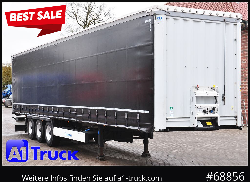 KRONE SD, Standard Tautliner, Alufelgen, Getränke, VDI 2700 - Semiremorcă prelată: Foto 1 KRONE SD, Standard Tautliner, Alufelgen, Getränke, VDI 2700 - Semiremorcă prelată: Foto 1