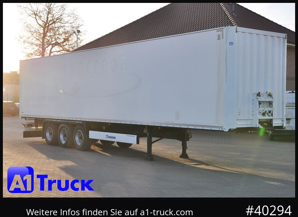 KRONE SDK 27, Koffer, 1 Vorbesitzer, Plywood, - Semiremorcă furgon: Foto 1 KRONE SDK 27, Koffer, 1 Vorbesitzer, Plywood, - Semiremorcă furgon: Foto 1