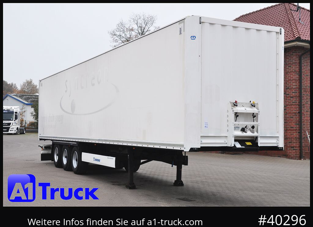 KRONE SDK 27, Koffer, 1 Vorbesitzer, Plywood, - Semiremorcă furgon: Foto 1 KRONE SDK 27, Koffer, 1 Vorbesitzer, Plywood, - Semiremorcă furgon: Foto 1