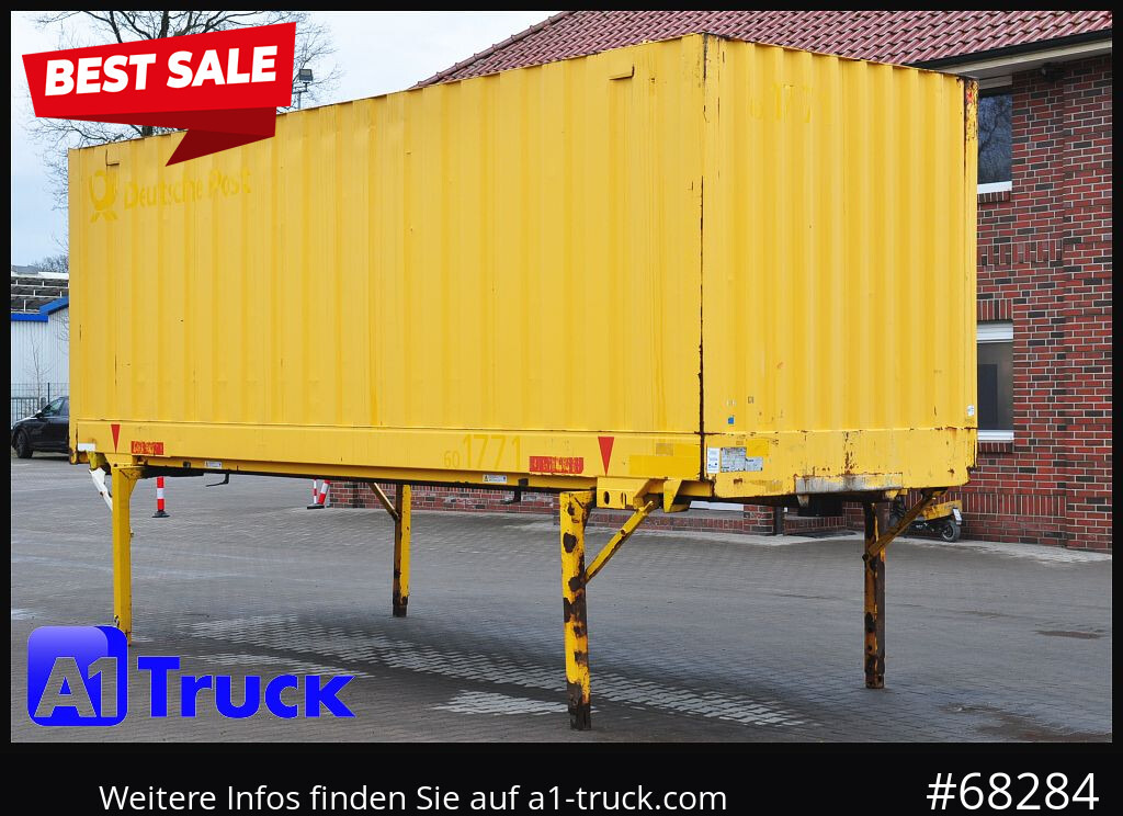 KRONE WB 7,45 Koffer, BDF Wechselbrücke 2530mm - Caroserie furgon: Foto 1 KRONE WB 7,45 Koffer, BDF Wechselbrücke 2530mm - Caroserie furgon: Foto 1