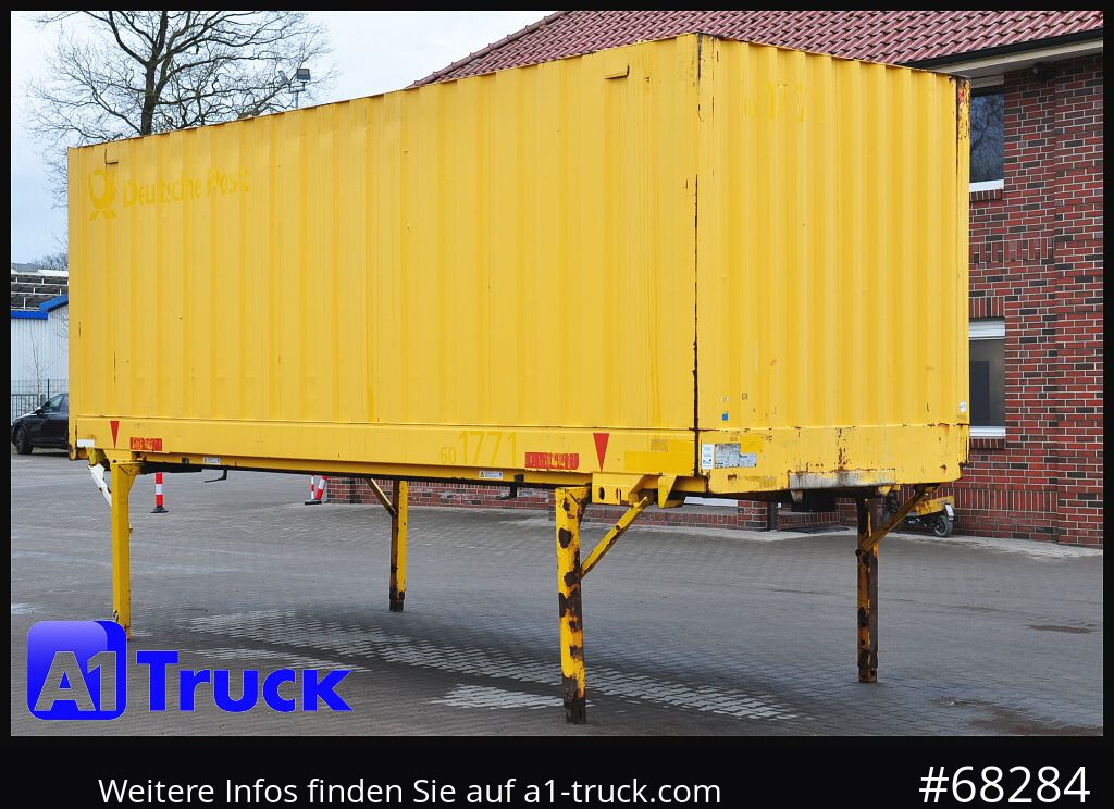 KRONE WB 7,45 Koffer, BDF Wechselbrücke 2530mm - Caroserie furgon: Foto 1 KRONE WB 7,45 Koffer, BDF Wechselbrücke 2530mm - Caroserie furgon: Foto 1