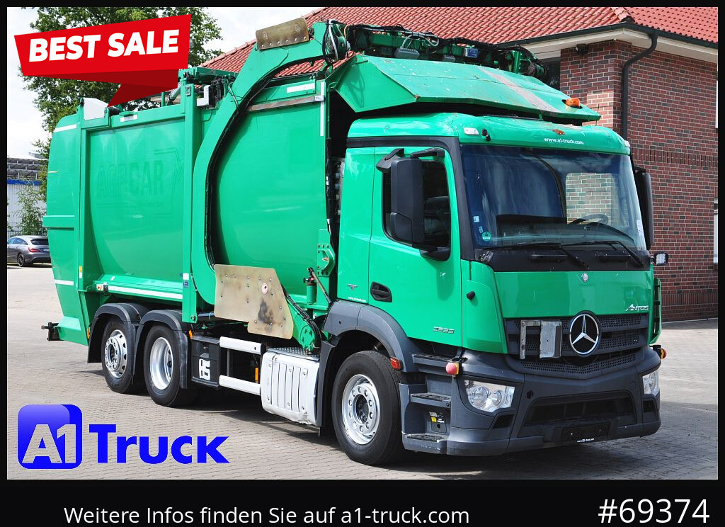 MERCEDES-BENZ Antos 2533, HS Millenium XXL37 Überkopflader, - Autogunoiere: Foto 1 MERCEDES-BENZ Antos 2533, HS Millenium XXL37 Überkopflader, - Autogunoiere: Foto 1