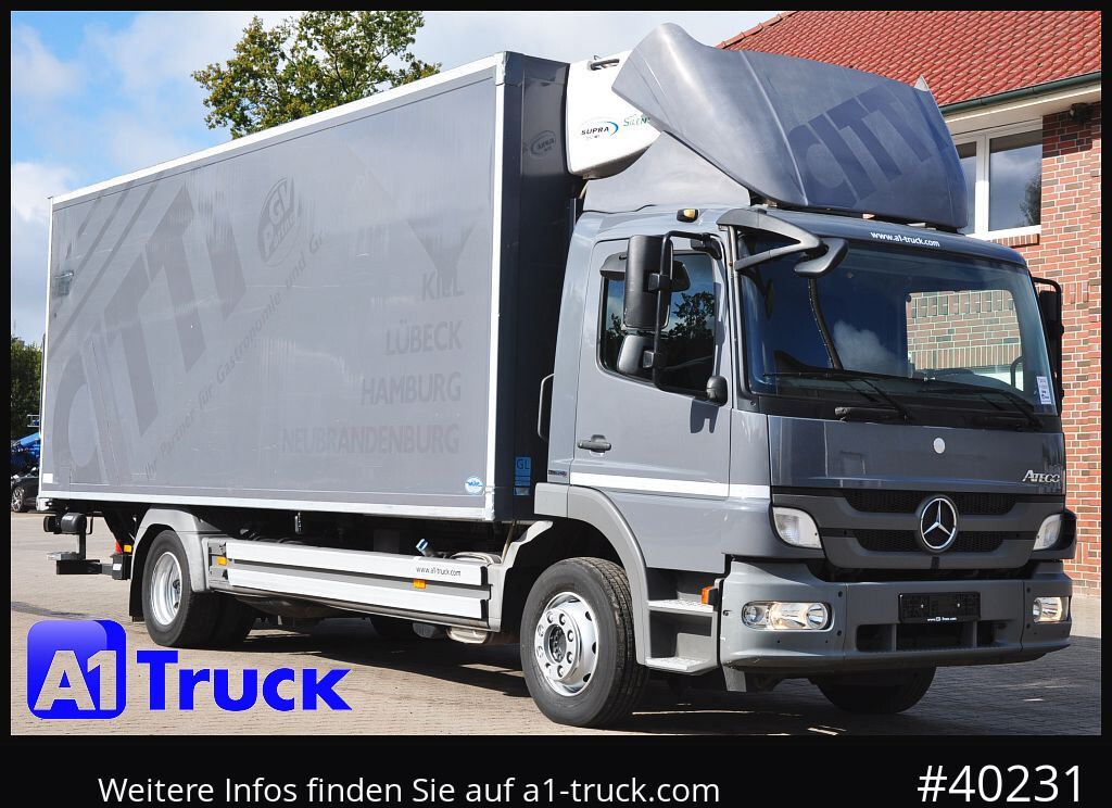 MERCEDES-BENZ Atego 1222, Kühlkoffer, Carrier Supra 850 Mt, LBW - Camion frigider: Foto 1 MERCEDES-BENZ Atego 1222, Kühlkoffer, Carrier Supra 850 Mt, LBW - Camion frigider: Foto 1