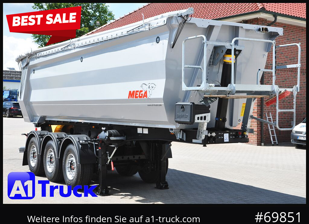 REISCH Mega 28m³ Lift Stahl SAF Hardox - Semiremorcă basculantă: Foto 1 REISCH Mega 28m³ Lift Stahl SAF Hardox - Semiremorcă basculantă: Foto 1