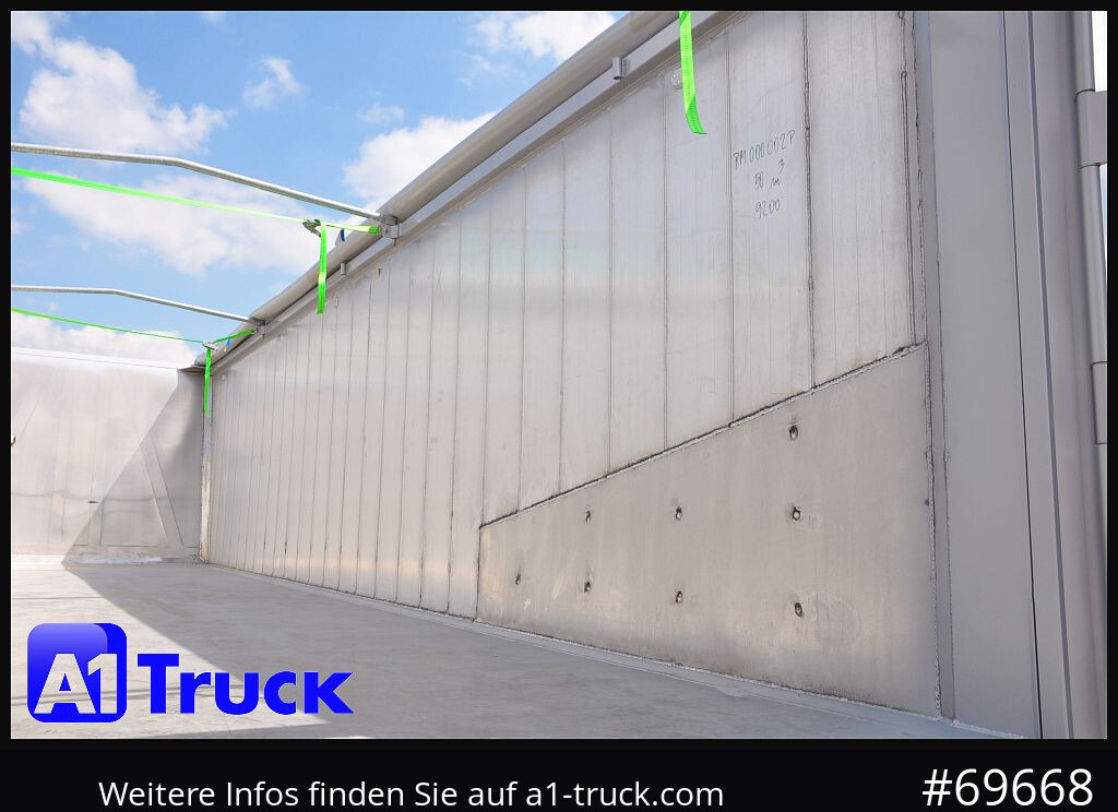 REISCH RHKS, Alu-Kippmulde 50m³, NEU Kombitüren, Alufelgen, Liftachse, - Semiremorcă basculantă: Foto 3 REISCH RHKS, Alu-Kippmulde 50m³, NEU Kombitüren, Alufelgen, Liftachse, - Semiremorcă basculantă: Foto 3
