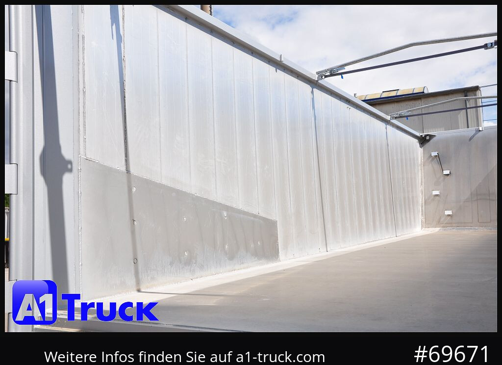 REISCH RHKS, Alu-Kippmulde 52m³, Kombitüren, Alufelgen, Liftachse, - Semiremorcă basculantă: Foto 2 REISCH RHKS, Alu-Kippmulde 52m³, Kombitüren, Alufelgen, Liftachse, - Semiremorcă basculantă: Foto 2